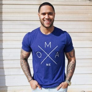 OMA X Navy T-Shirt