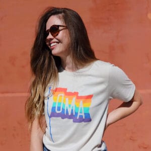 OMA Pennant Flag Pride T-Shirt