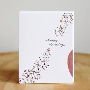 Ramona & Ruth Happy Birthday Terrazzo Card