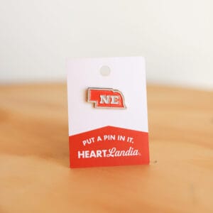 Heartlandia Nebraska Enamel Pin
