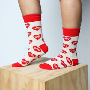 OMA Heart Socks