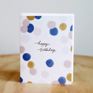 Ramona & Ruth Birthday Colorful Dots Card
