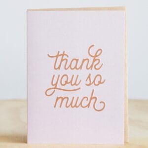 The Anastasia Co. Thank You So Much Card