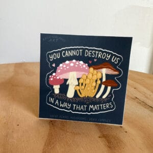 Katie Nieland Art Mushroom Sticker