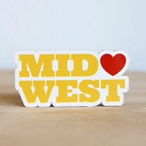 Heartlandia Midwest Love Magnet
