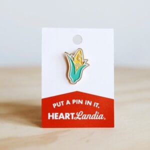 Heartlandia Corn Enamel Pin