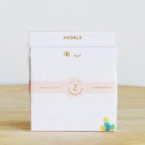 Inclosed Letterpress Co. 2 Packs Charmpads - Wink + Goals
