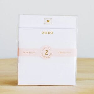 Inclosed Letterpress Co. 2 Packs Charmpads - Mail + Xoxo