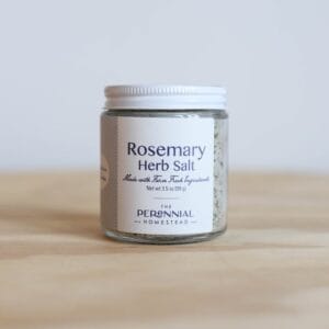 The Perennial Homestead Rosemary Herb Salt