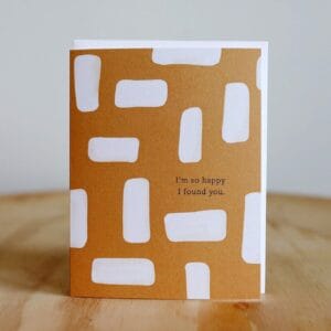 Ramona & Ruth Found You Blocks Card