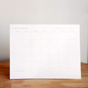 Ramona & Ruth Monthly Overview Notepad