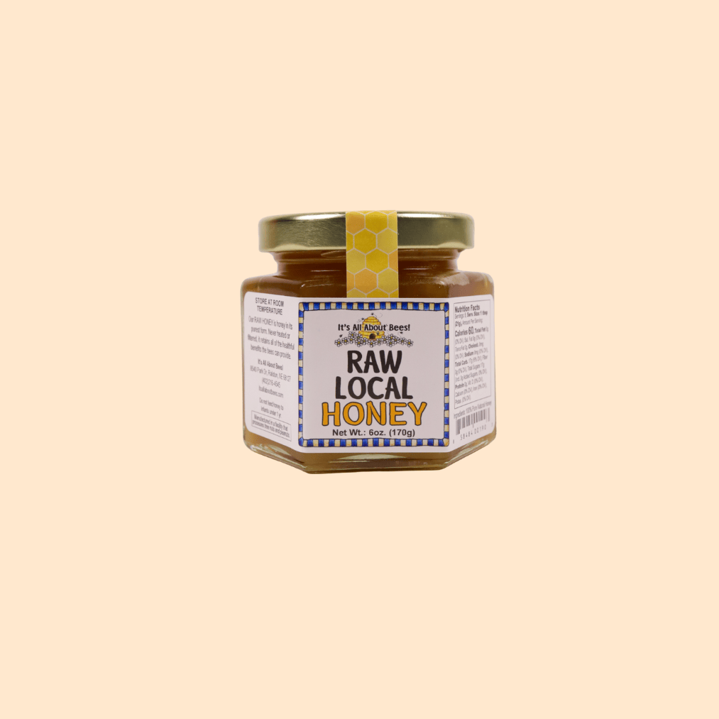 It's All About Bees! Honey Hex Jar - Made in Omaha